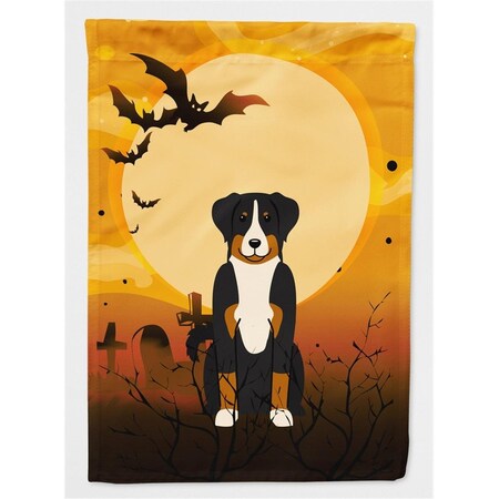 Carolines Treasures Halloween Appenzeller Sennenhund Flag Canvas House Size BB4309CHF